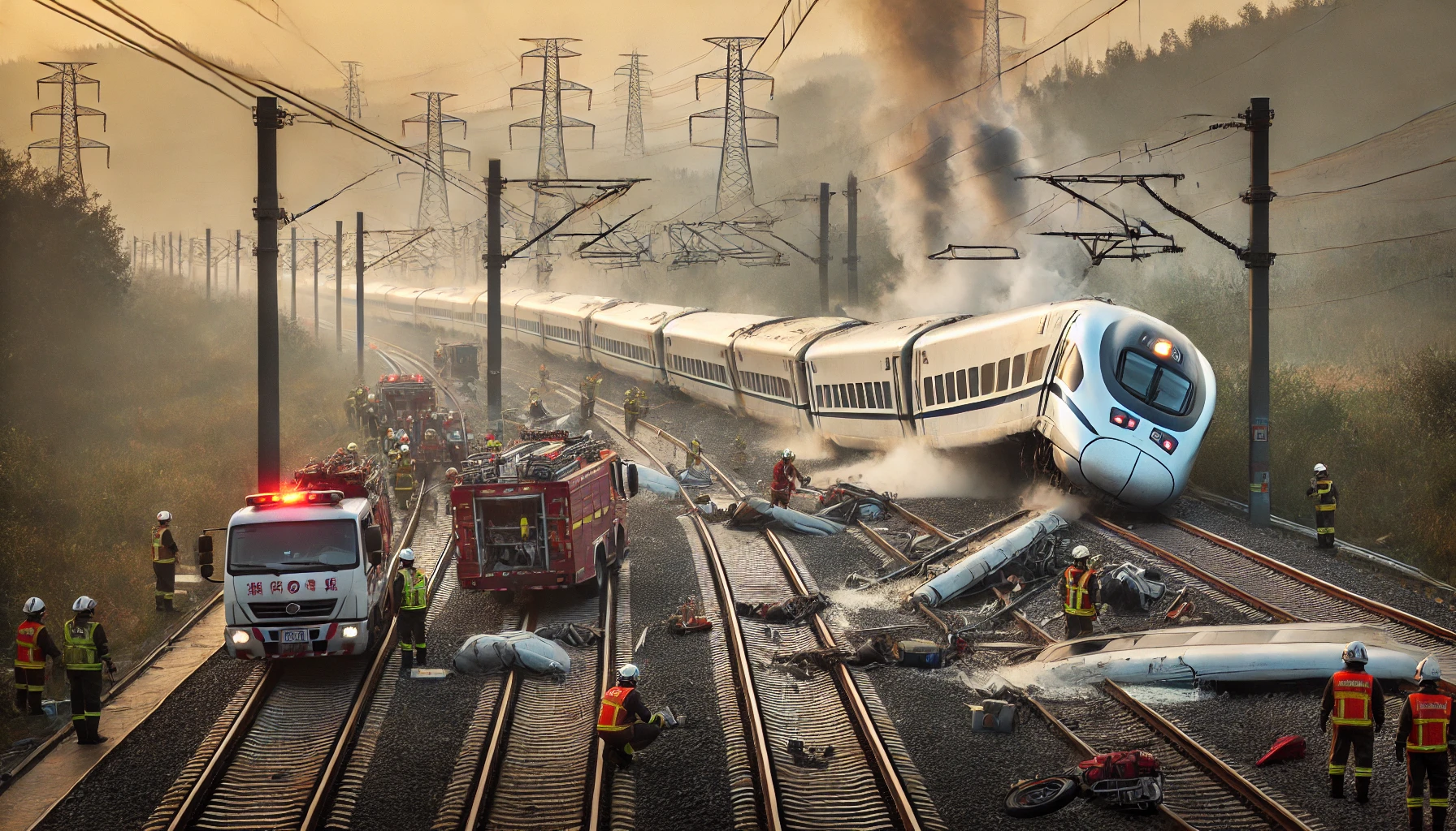 China’s High-Speed Train Derails: Dozens Injured in Shocking Accident